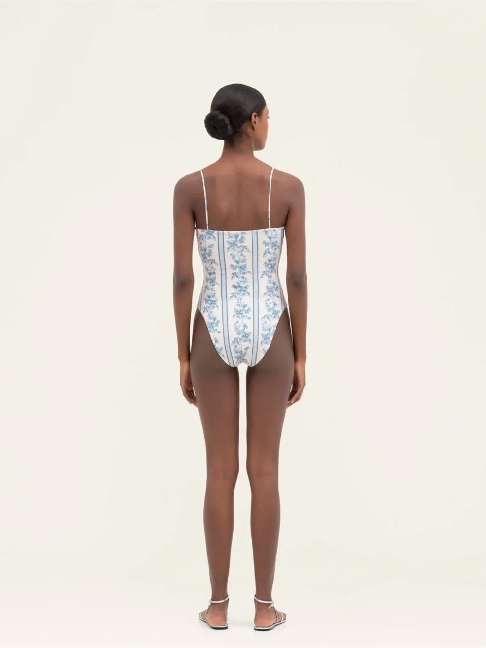 NWOT- Agua by Agua Bendita Ebano Bugainvillea One Piece with Corset Detail - Picture 2 of 5